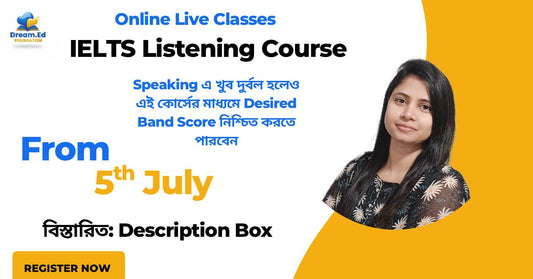 IELTS Listening Course (Online Live)
