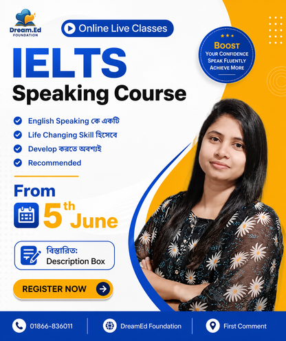 IELTS Speaking 7+ Course (Online Live)