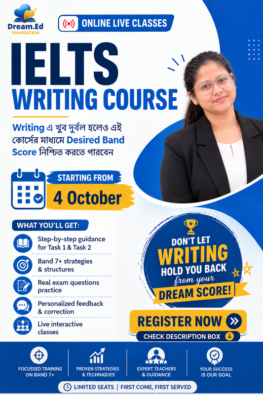IELTS Writing Course (Online Live)