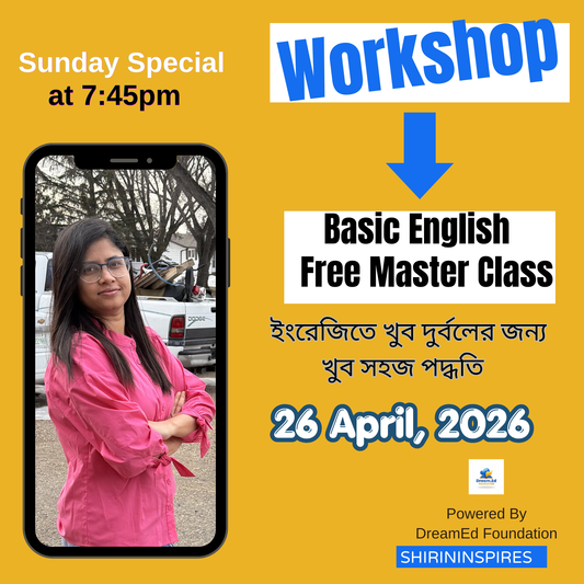Basic English Free Master Class – Sunday Special
