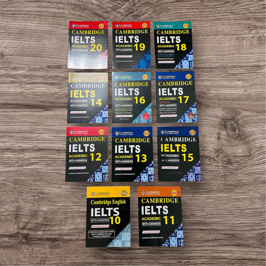 Academic Cambridge IELTS Books 10 to 20 ( 11pcs)