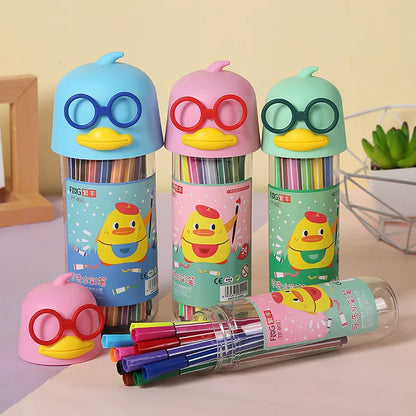 Little Yellow Duck Watercolor Pen Set for Kids