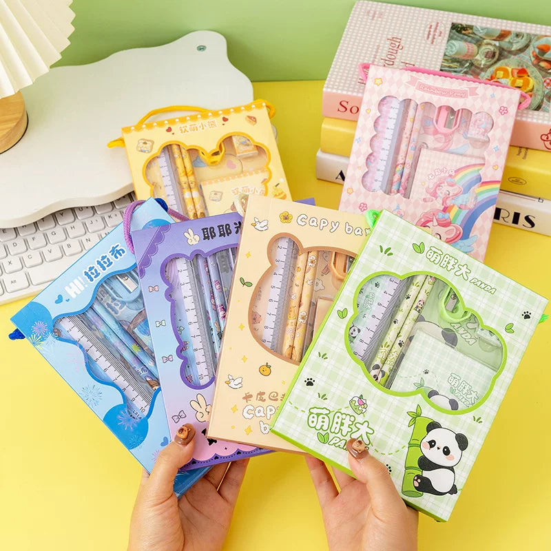 6-Piece Back-to-School Stationery Gift Set for Kids