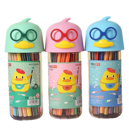 Little Yellow Duck Watercolor Pen Set for Kids