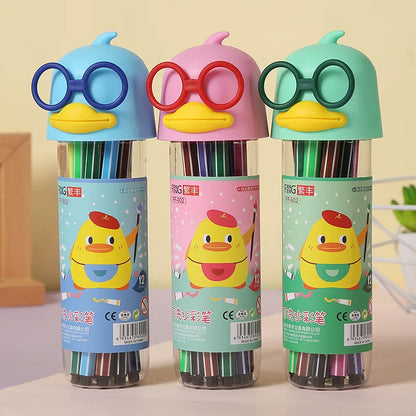 Little Yellow Duck Watercolor Pen Set for Kids